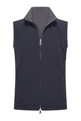 Mi Piace Heren - Men Gilet Tech Reversible - Dark Blue/Grey