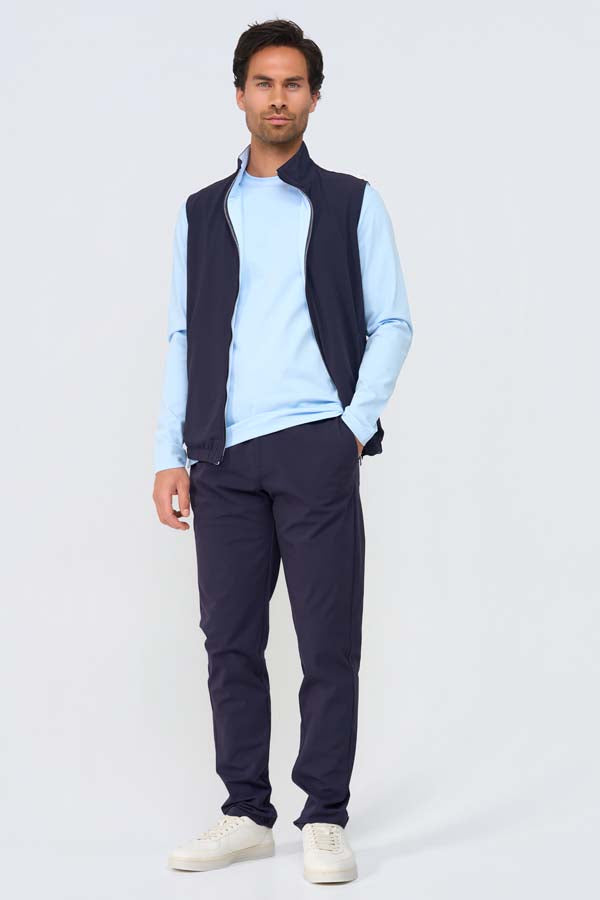 Mi Piace Heren - Men Gilet Tech Reversible - Dark Blue | Light Blue