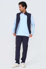 Mi Piace Heren - Men Gilet Tech Reversible - Dark Blue | Light Blue