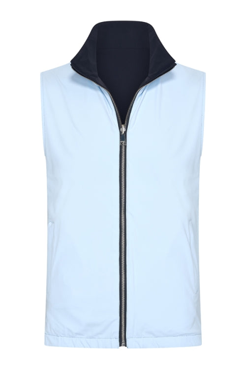 Mi Piace Heren - Men Gilet Tech Reversible - Dark Blue | Light Blue | Morgen in huis!