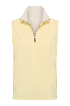 Mi Piace Heren - Men Gilet Tech Reversible - Pastel Yellow | Kit