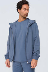 Mi Piace Heren - Men Jack Hooded - Cloud Blue