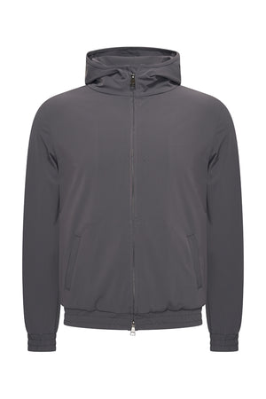 Mi Piace Heren - Men Jack Hooded - Dark Grey