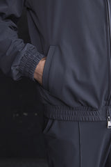 Mi Piace Heren - Men Jack Hooded - Dark Grey