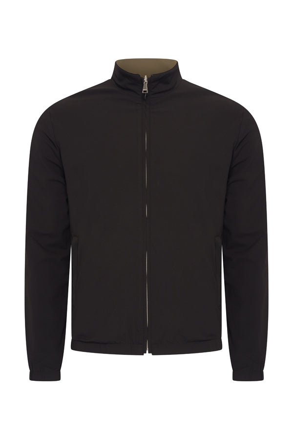 Mi Piace Heren - Men Jacket Reversible -Black Olive