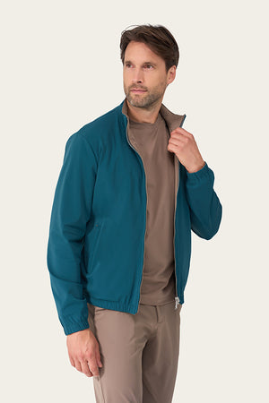 Mi Piace Heren - Men Jacket Reversible -  Dark Blue Burgundy