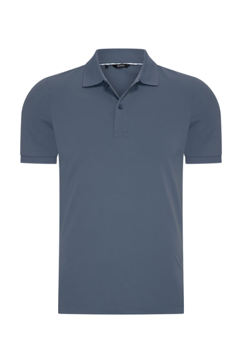Mi Piace Heren - Men Polo Cotton - Cloud Blue | Morgen in huis!