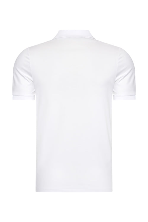 Mi Piace Heren - Men Polo Cotton - White 2