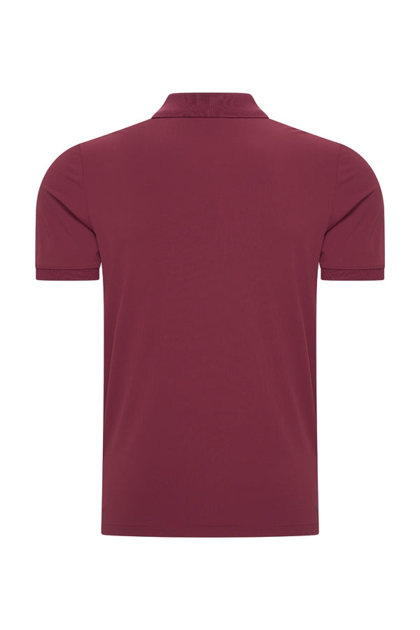 Mi Piace Heren - Men Polo Shirt - Burgundy