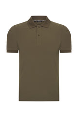 Mi Piace Heren - Men Polo Shirt - Olive
