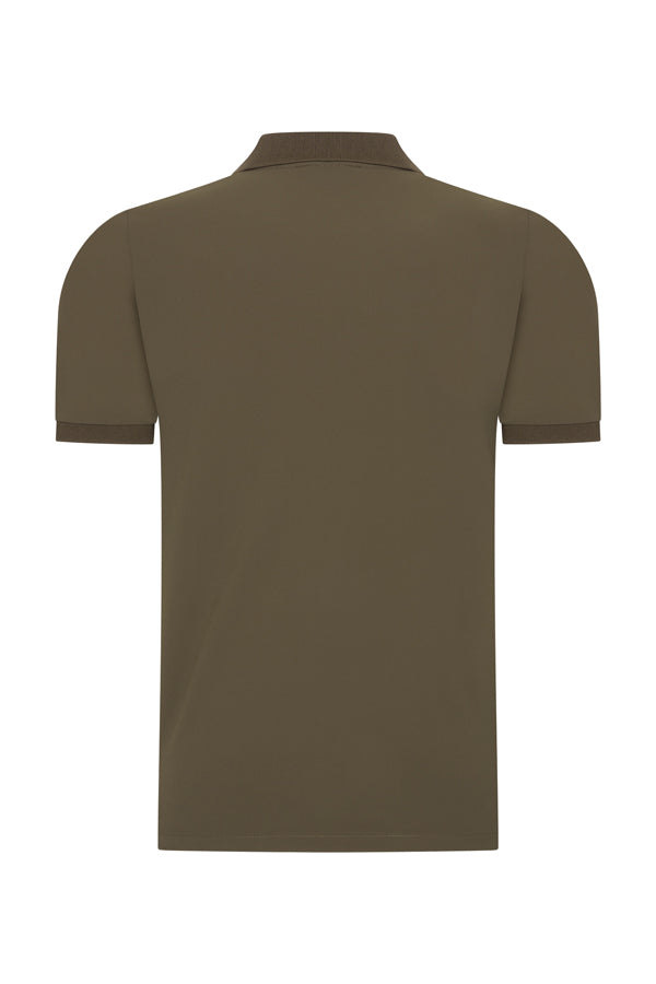 Mi Piace Heren - Men Polo Shirt - Olive