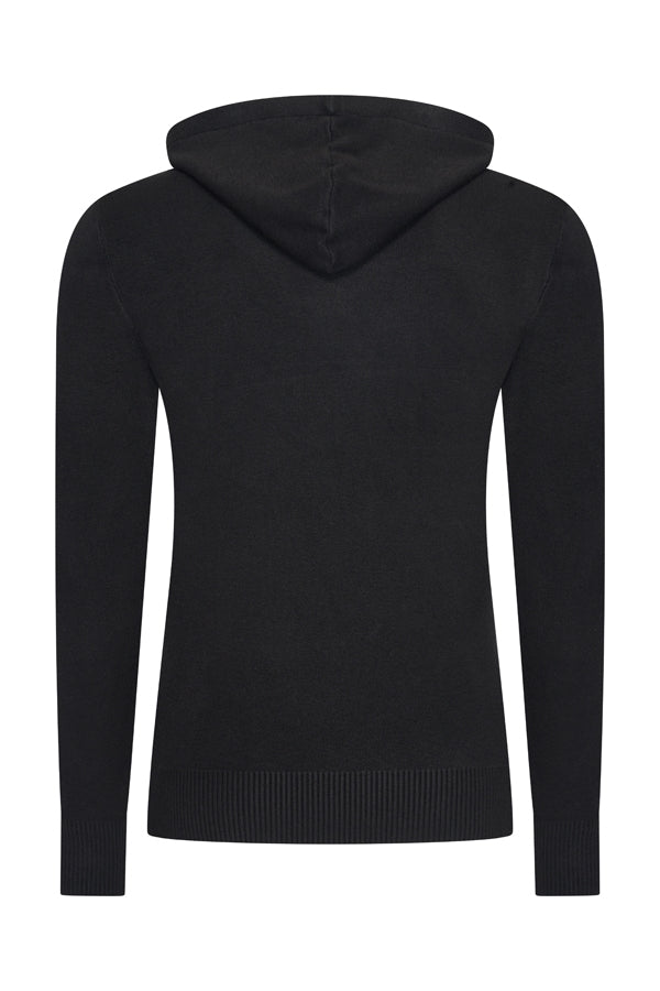 Mi Piace Heren - Men Pullover Hooded - Black