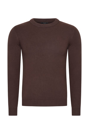 Mi Piace Heren - Men Sweater - Espresso