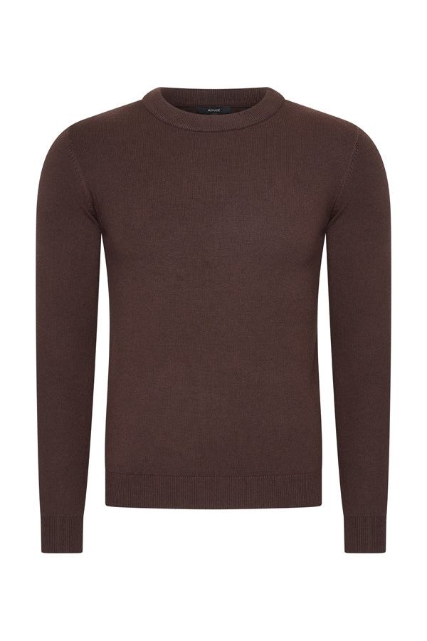 Mi Piace Heren - Men Sweater - Espresso