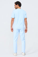 Mi Piace Heren - Men T Shirt - Light Blue