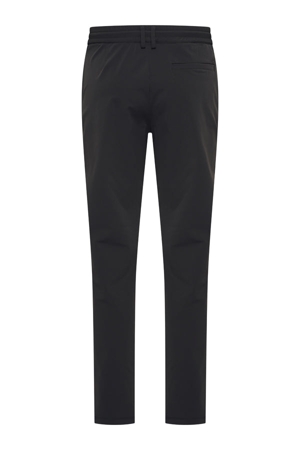 Mi Piace Heren - Men Trousers Pintuck Seam - Black1