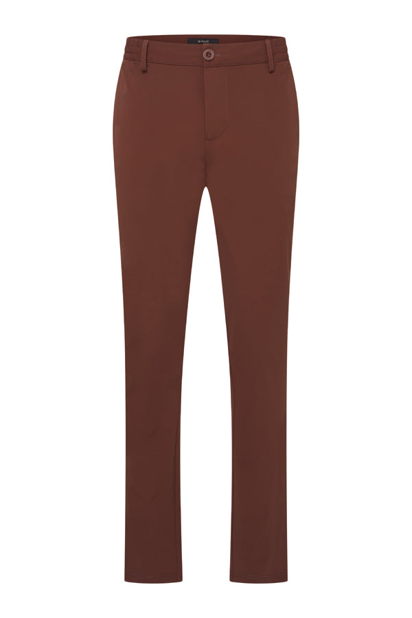 Mi Piace Heren - Tapered Chino L32 Brown Stone