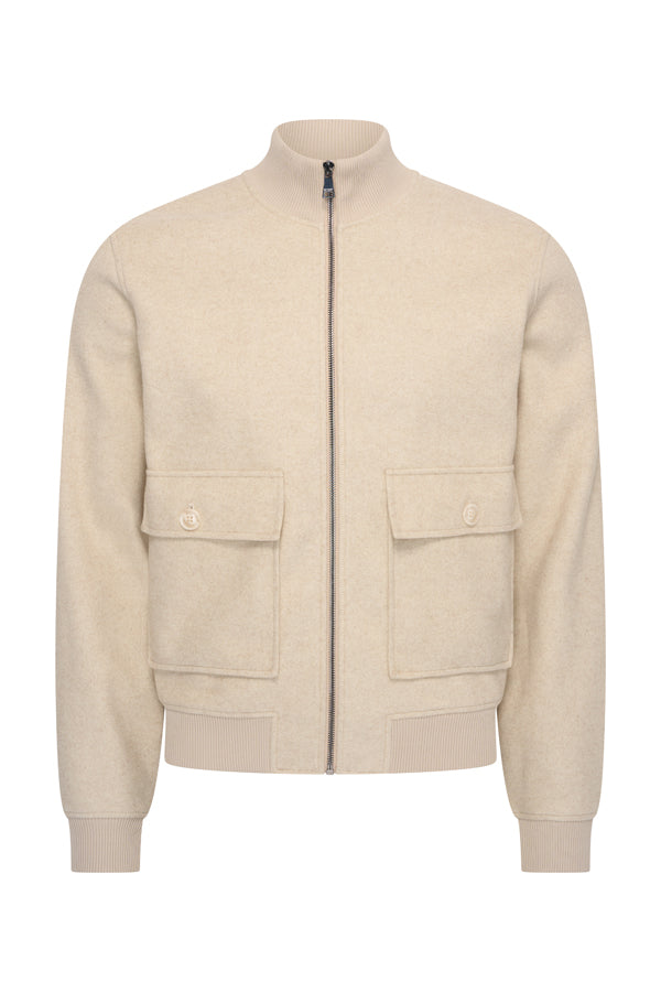 Mi Piace Heren - Wool Blend Jacket Beige