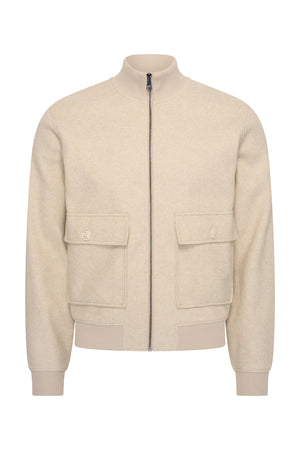Mi Piace Heren - Wool Blend Jacket Beige