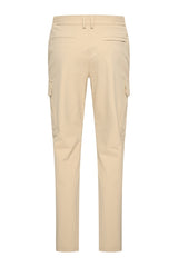 Mi Piace Heren - Trousers Straight Cargo - Sand