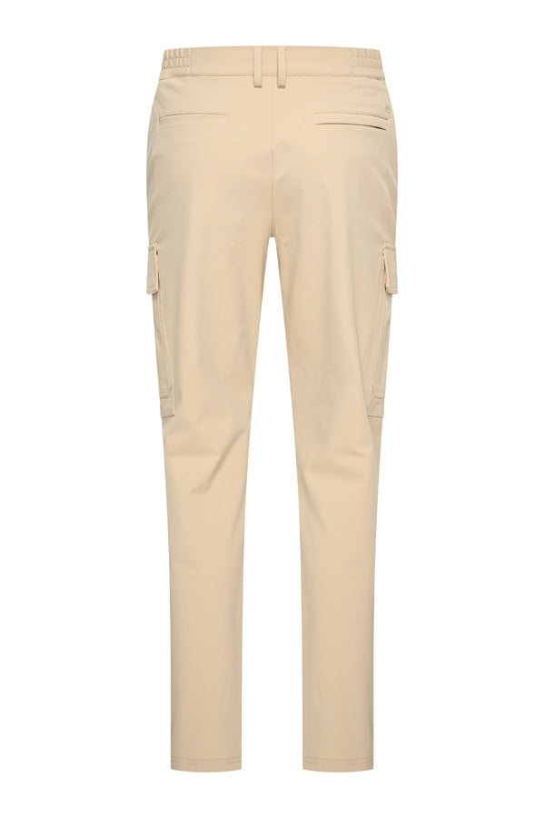Mi Piace Heren - Trousers Straight Cargo - Sand