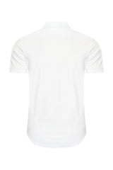Mi Piace Heren - Men Blouse Short Sleeve - White