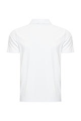 Mi Piace Heren - Men V Neck Polo Shirt - White
